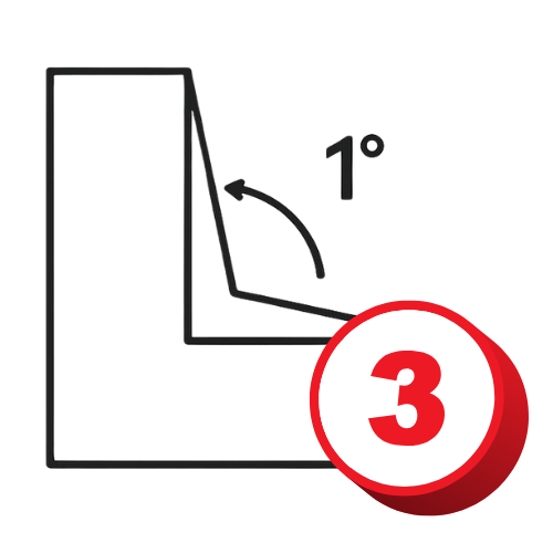 right draft angles
